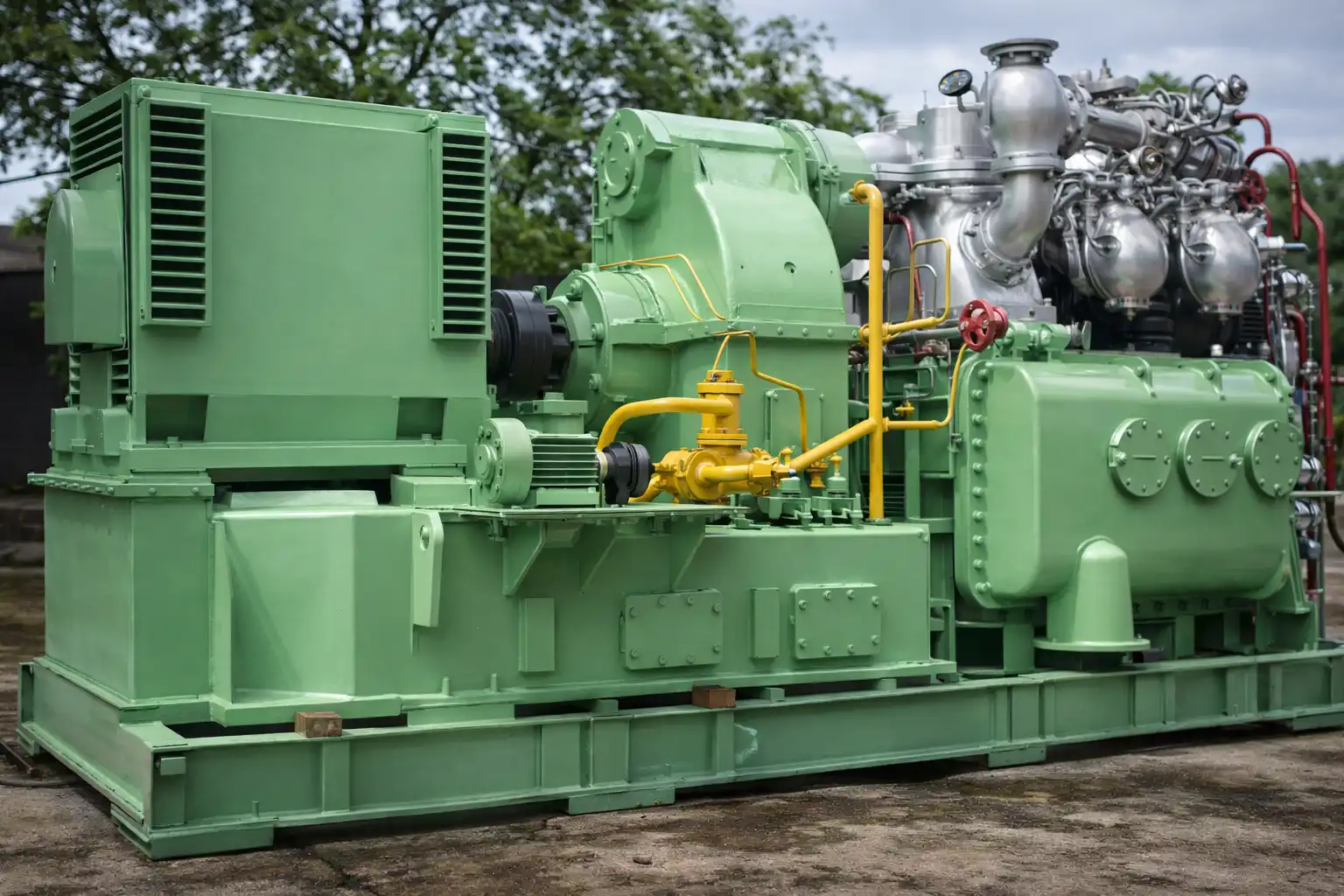 Condensing steam turbine system for high efficiency power generation in industrial power plants, Power Plant Steam Turbine