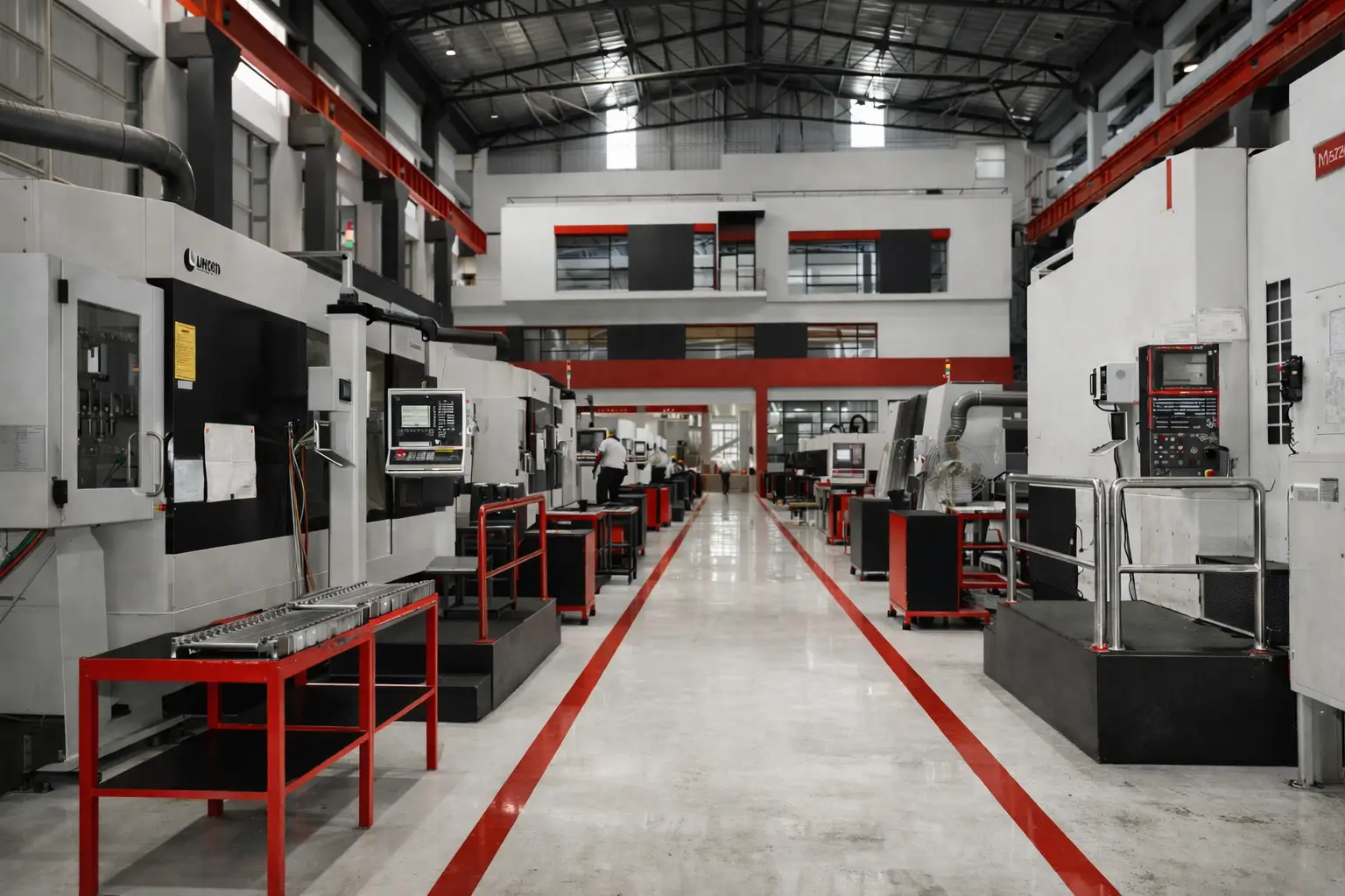 Steam turbine manufacturing facility with CNC machines and industrial workshop setup, Steam Turbine Spare Parts Manufacturing in India, CNC machining of Steam Turbines